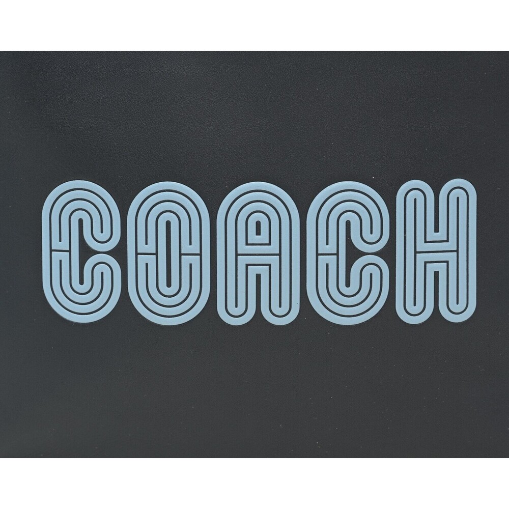 COACH WESTWAY Backpack Colorblock Midnight/Black Leather w Patch CE493 NWT $498 - Picture 7 of 12